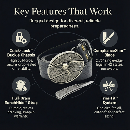 Valbur™ Rugged Knife Belt