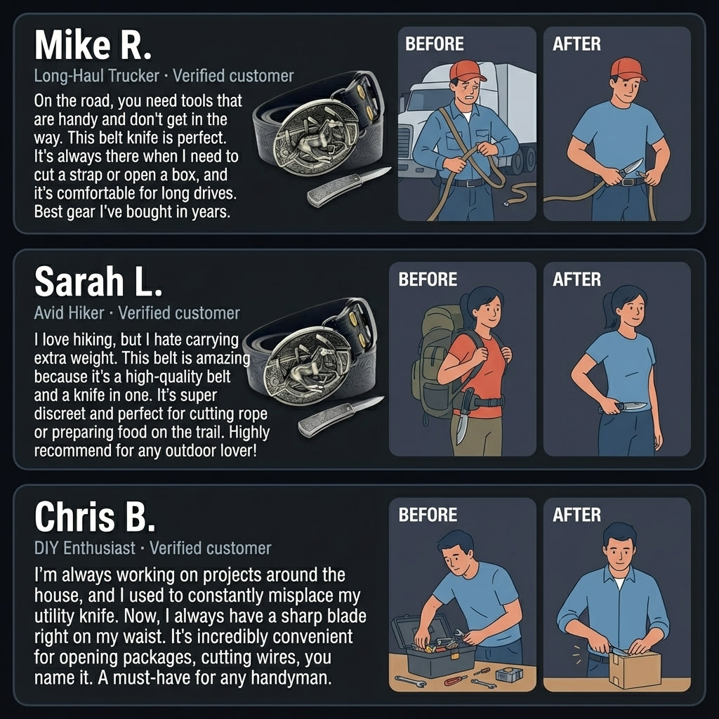 Valbur™ Rugged Knife Belt